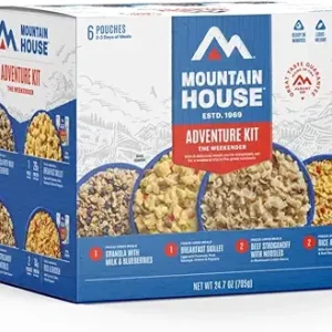 Mountain House Adventure Weekender Kit | Freeze Dried Camping & Backpacking Food | 12 Servings