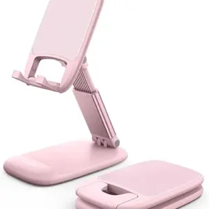 Lamicall Cell Phone Stand, Desk Accessories - Rose Gold Office Cell Phone Holder, Phone Stand for Desk, Desktop, Office Desk Accessories, Desk Decor for Women, Suitable for iPhone, 4-8'' Phone