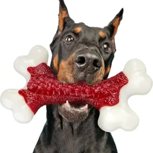 Tough Dog Toys, Toys for Aggressive Chewers Large Breed, Chew Dogs, Bone Toy Nylon Dogs Almost Indestructible