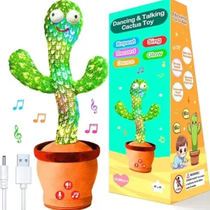 Rechargeable Dancing Talking Cactus Toy