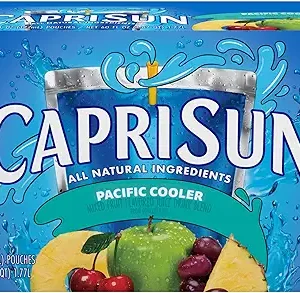 Capri Sun Pacific Cooler Mixed Fruit Flavored Juice Drink Blend, 10 ct Box, 6 fl oz Pouches