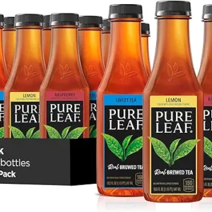 Pure Leaf Bottles, Variety Pack (Sweetened Flavors) (18.5 Ounce Bottles, Pack of 12)